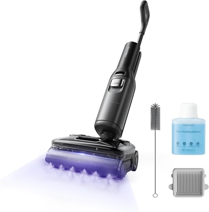roborock F25 Ultra Steam Wet Dry Vacuum Mop, 356&deg;F Steam, 187&deg;F Hot Water