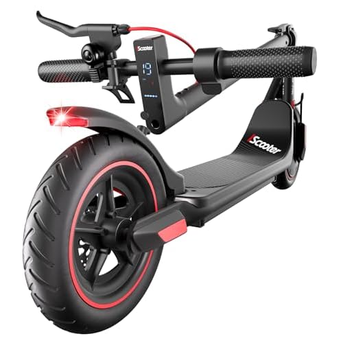 iScooter Electric Scooter Adults & Big Kids, 500/650 Peak Power, Up to 18/15/12 Miles Range, 22/19/18 Mph Top Speed, Cruise Control, Dual Braking System, Foldable E Scooter for Commuting & Campus Use
